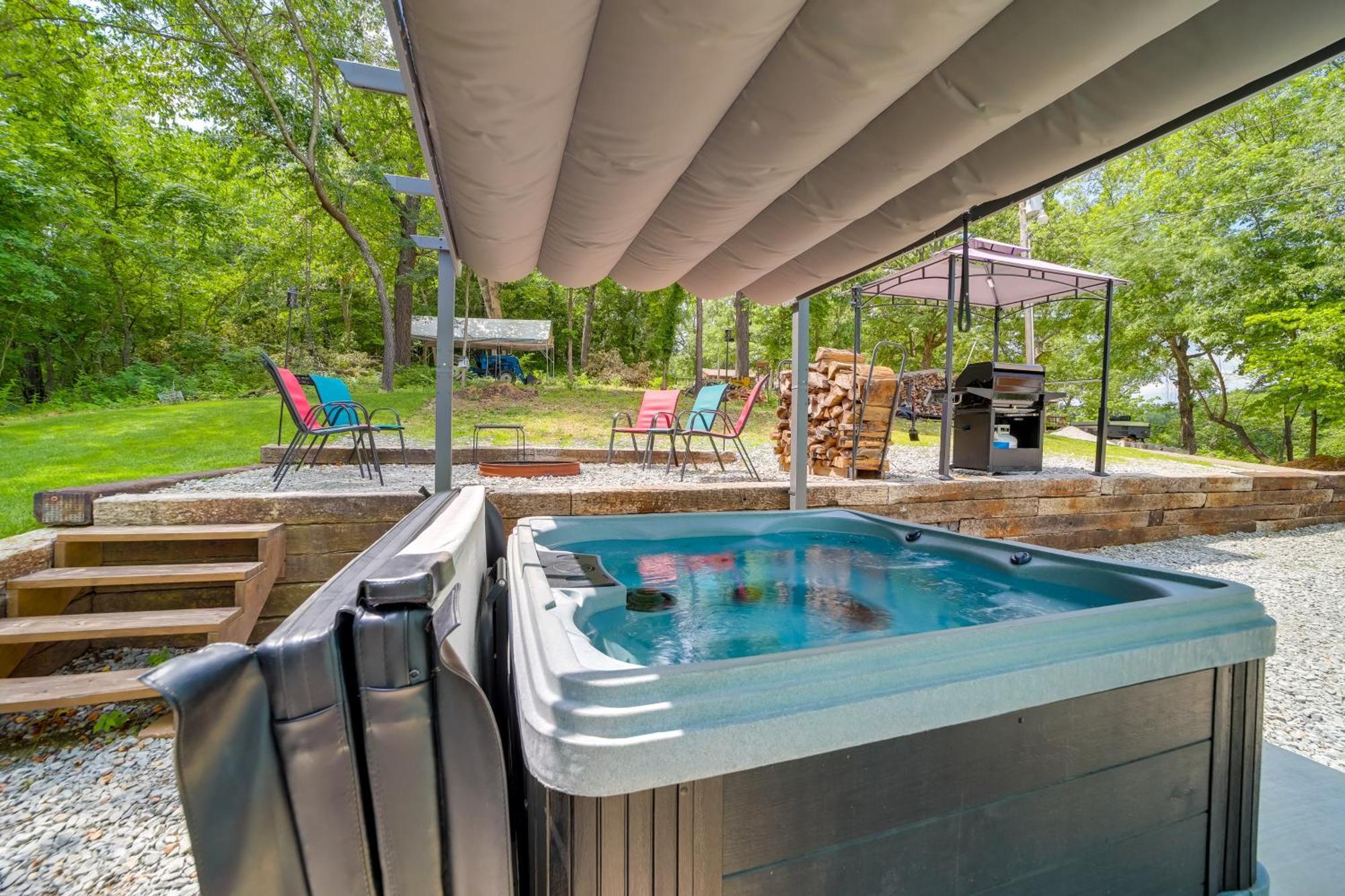 Cozy Eucha Cottage At Grand Lake With Hot Tub! Ngoại thất bức ảnh